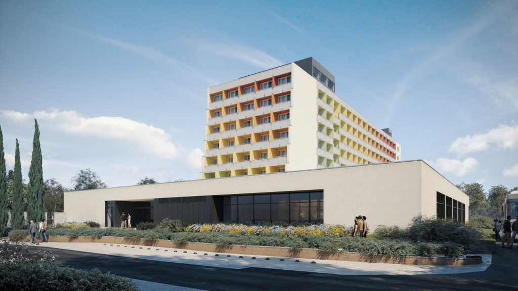 Balatonlelle hotel felújítás