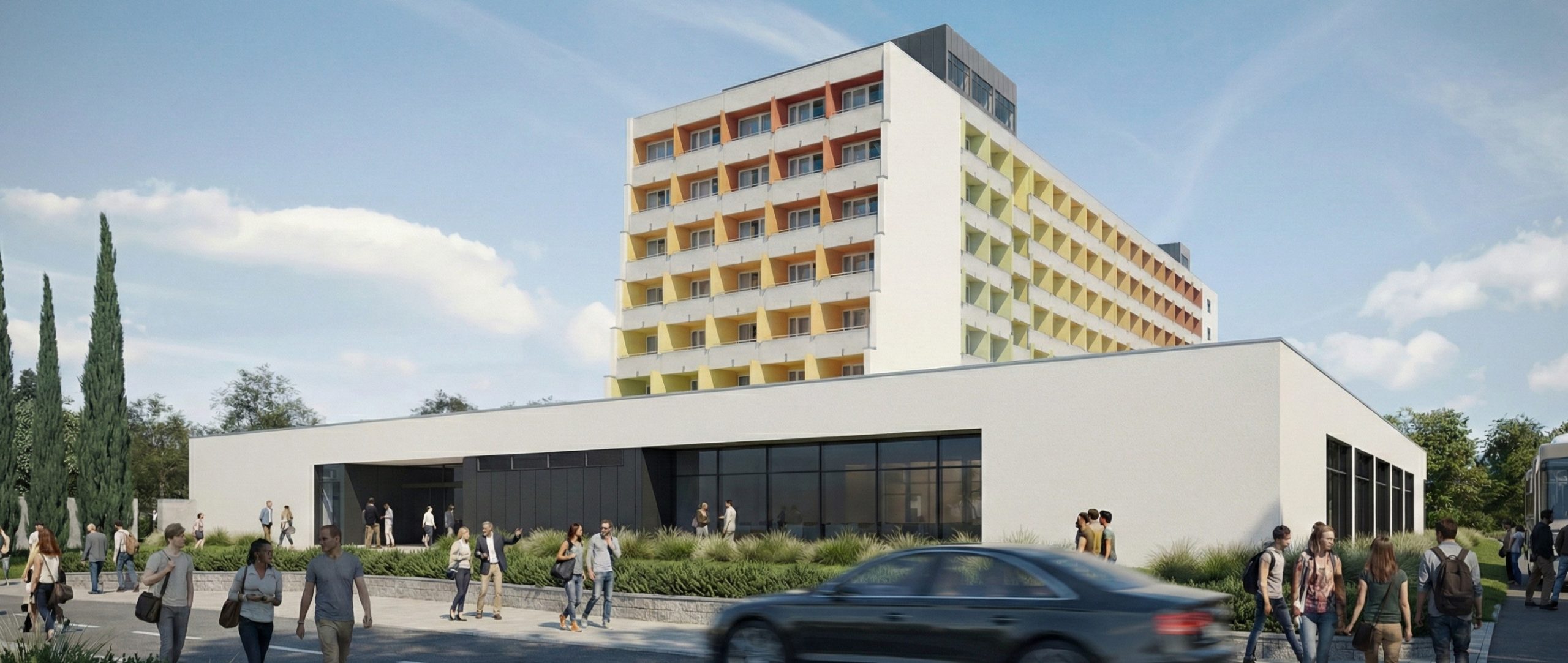 Balatonlelle hotel felújítás