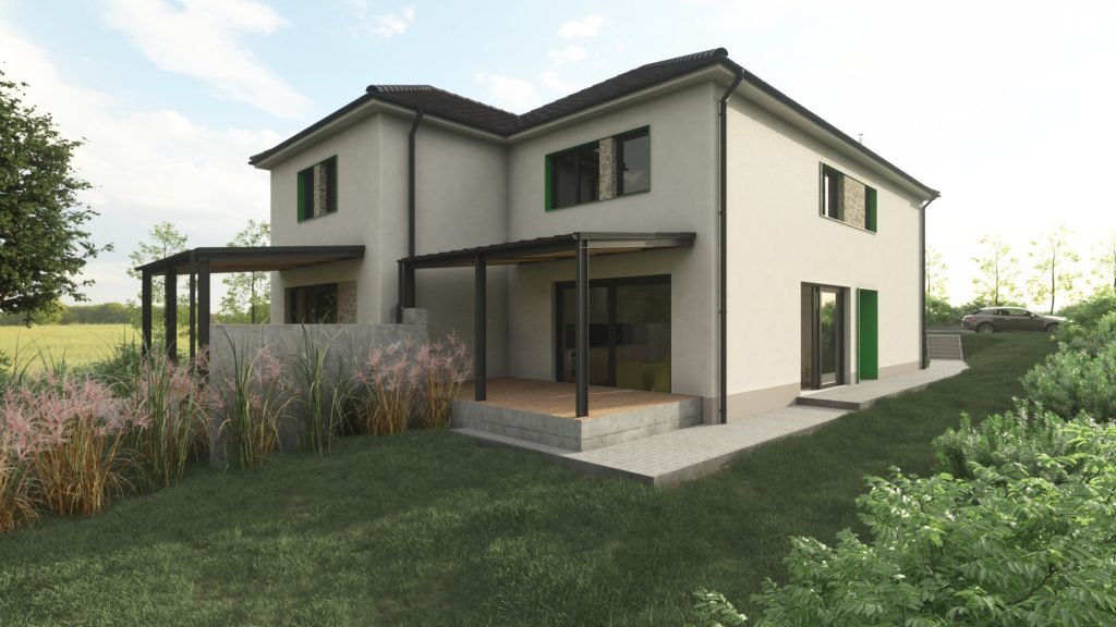 2 lakásos társasház