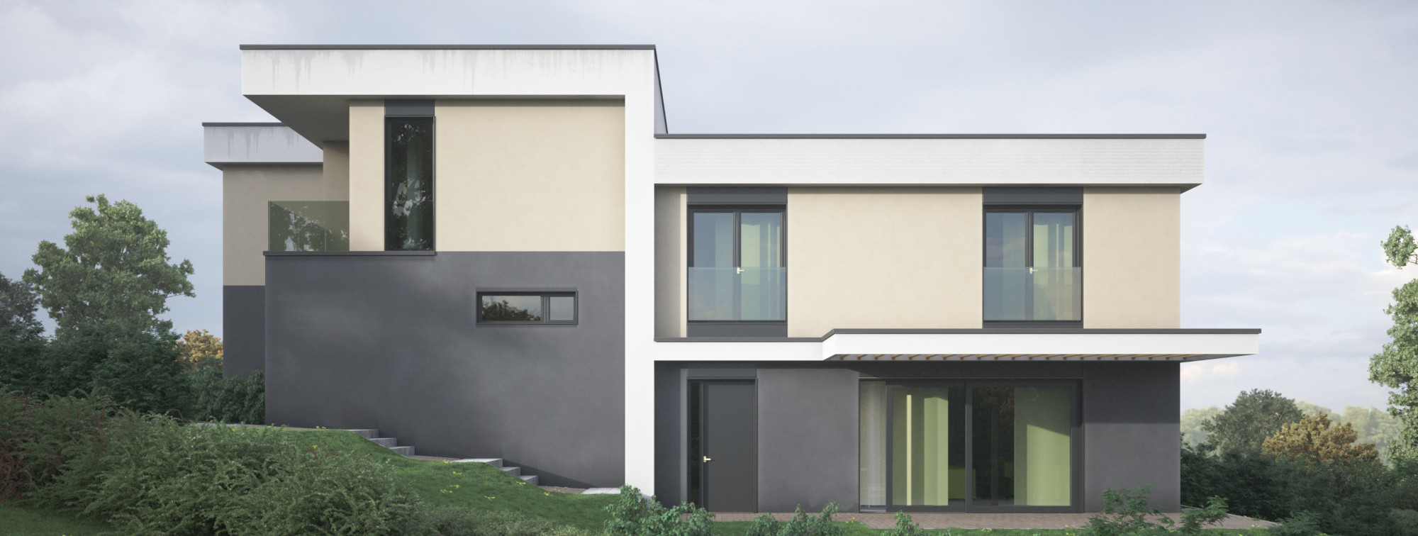 2 lakásos társasházak